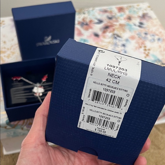 Swarovski x Hello Kitty Red and Silver Necklace - Picture 5 of 5